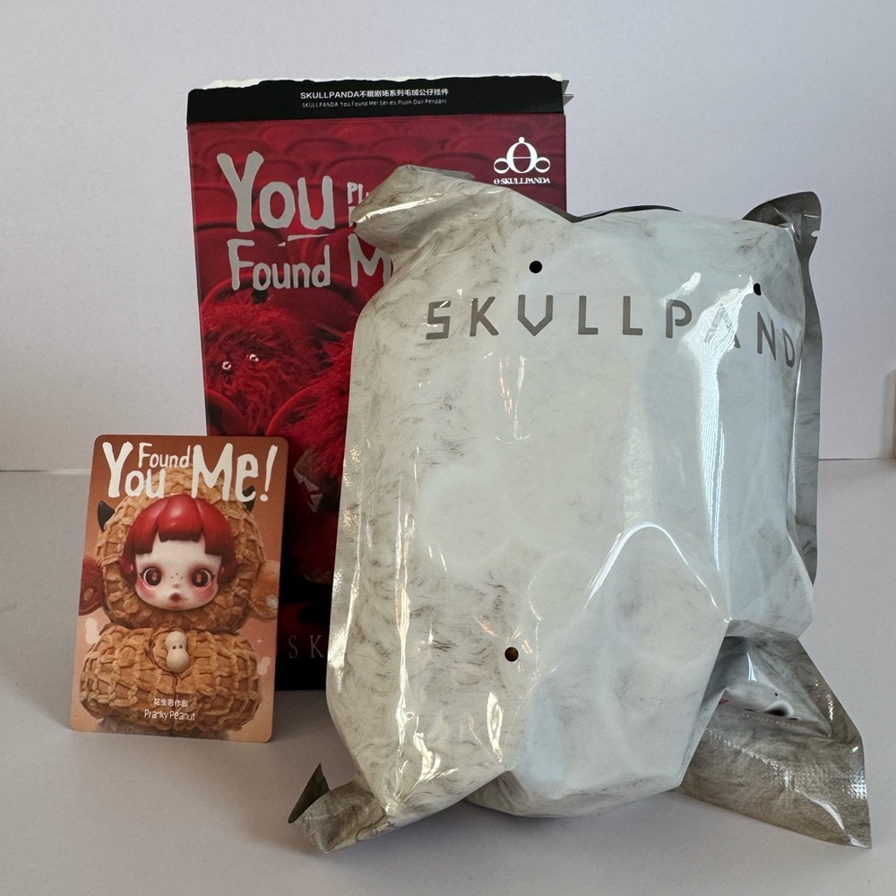 Authentic Skullpanda You Found Me Pendant Blind Box CONFIRMED PRANKY PEANUT